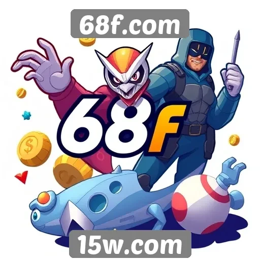 Exploração das categorias de jogos disponíveis em 68f.com