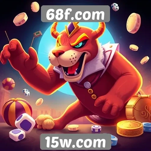 Variedade de jogos oferecidos por 68f.com