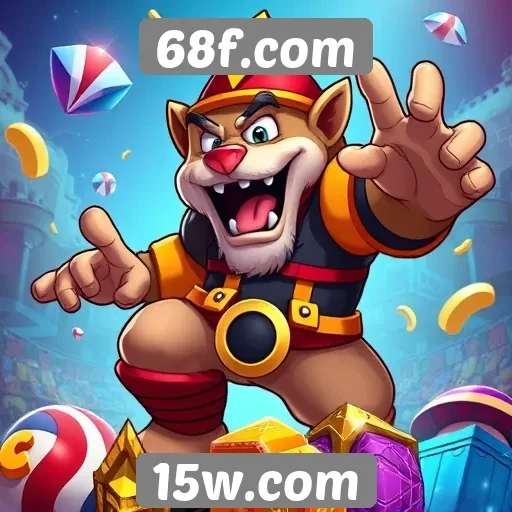 A variedade de jogos disponíveis em 68f.com